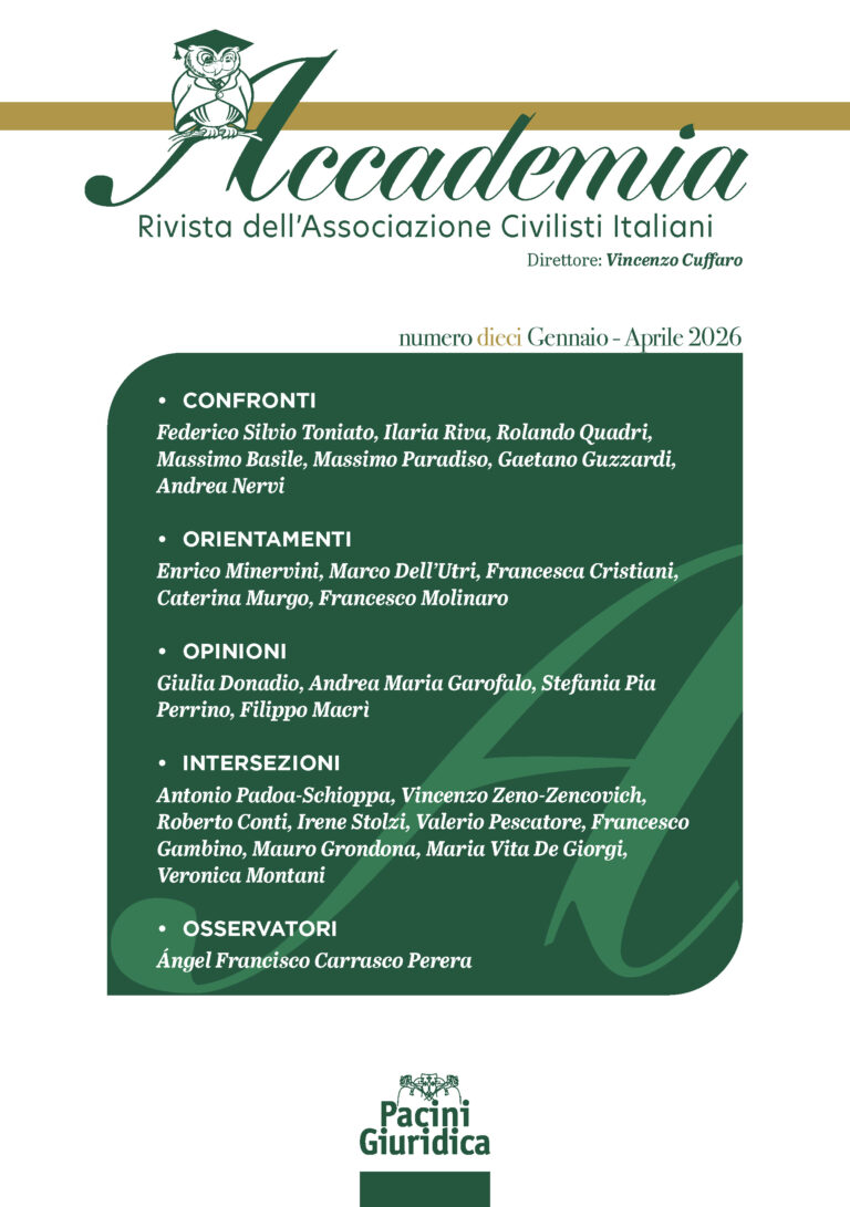 Fascicolo numero dieci 2026